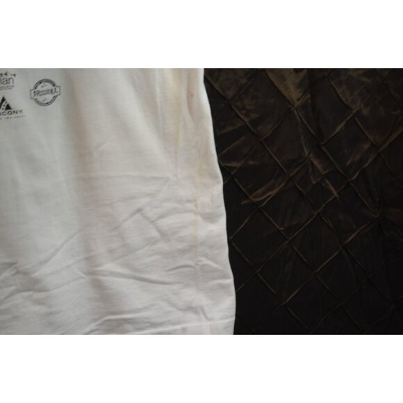 Grouse Peak Runoff 1994 Medium White Cotton Shirt Fruit of Loom Vtg Vancouver - Picture 3 of 14